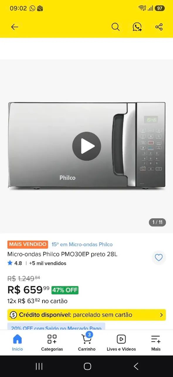 Microondas Philco - Foto 4