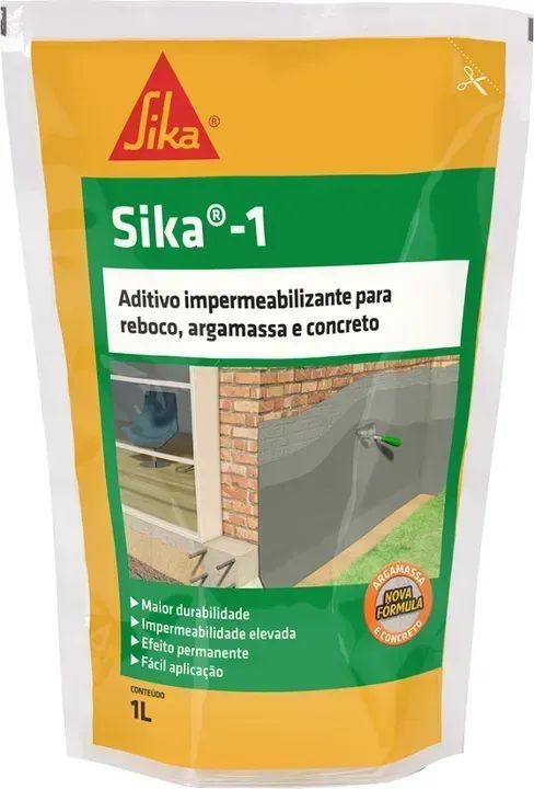 Aditivo impermeabilizante 1 litro, 428010 SIKA