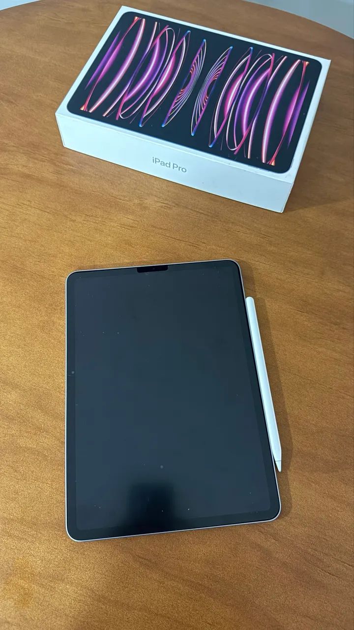 Apple iPad Pro 4a geração A2759 11 polegadas 128gb cinza E Apple Pencil - Foto 2