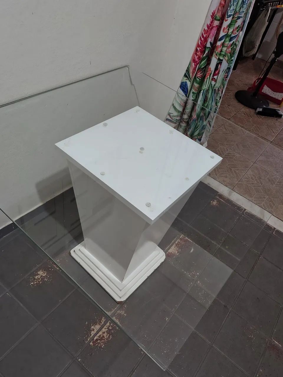 Mesa com tampo de vidro  - Foto 4