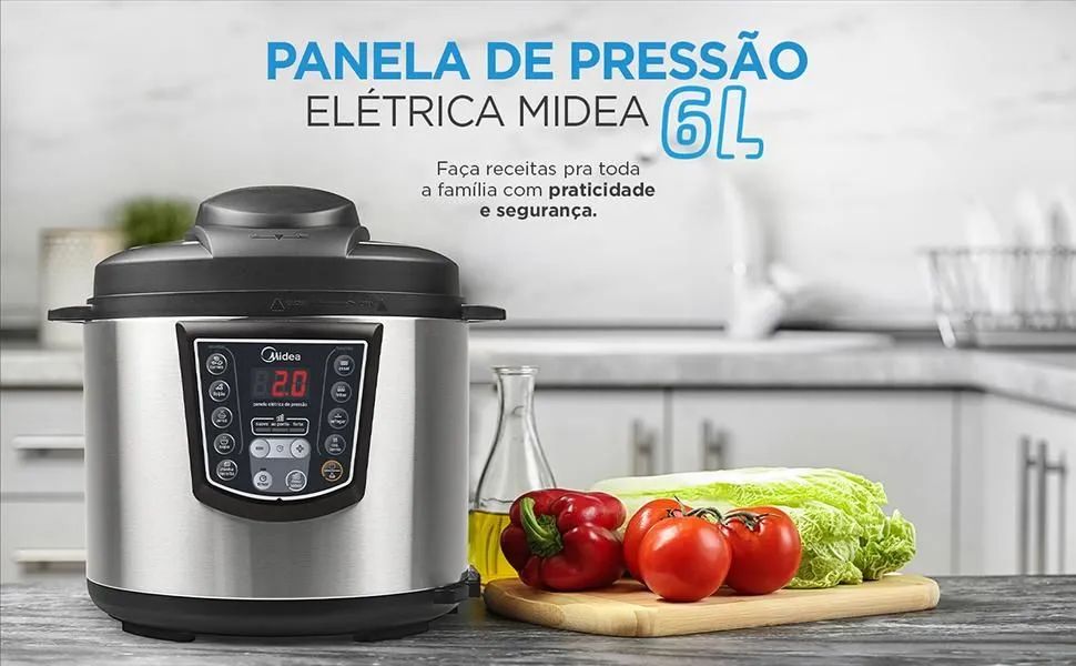 PANELA DE PRESSÃO 6L MIDEA  - Foto 3