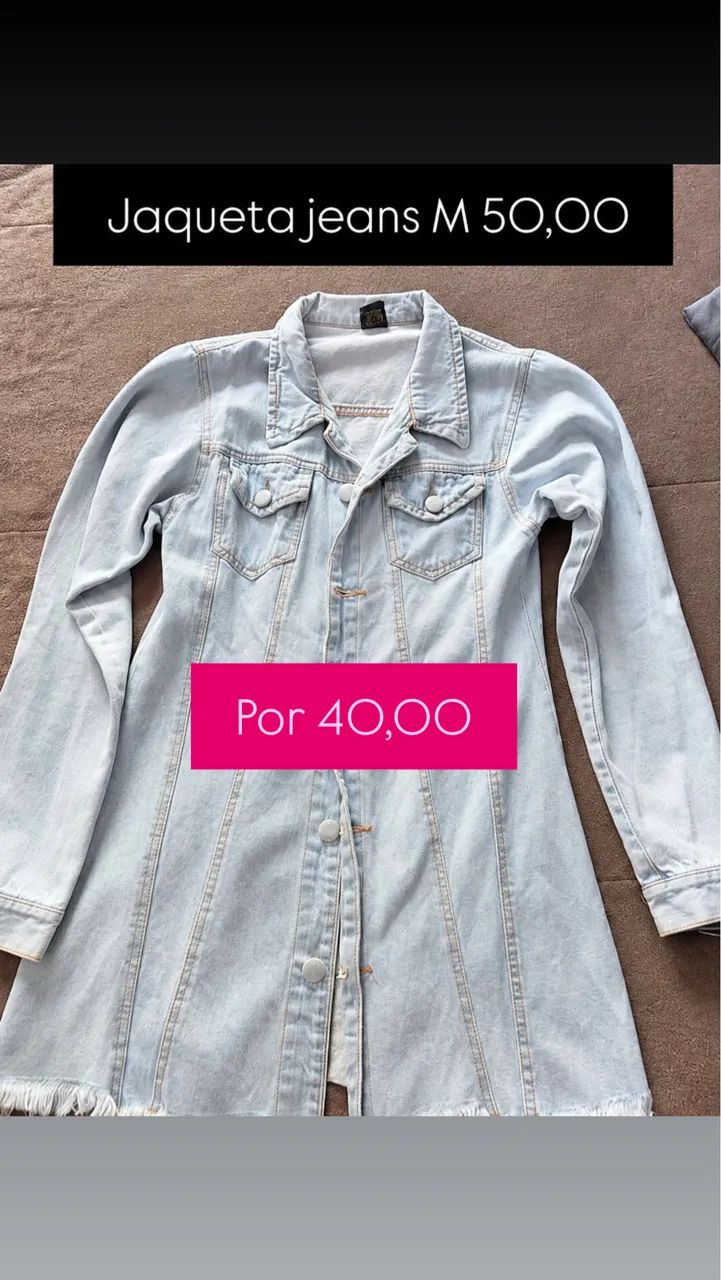 Casaco jeans M 