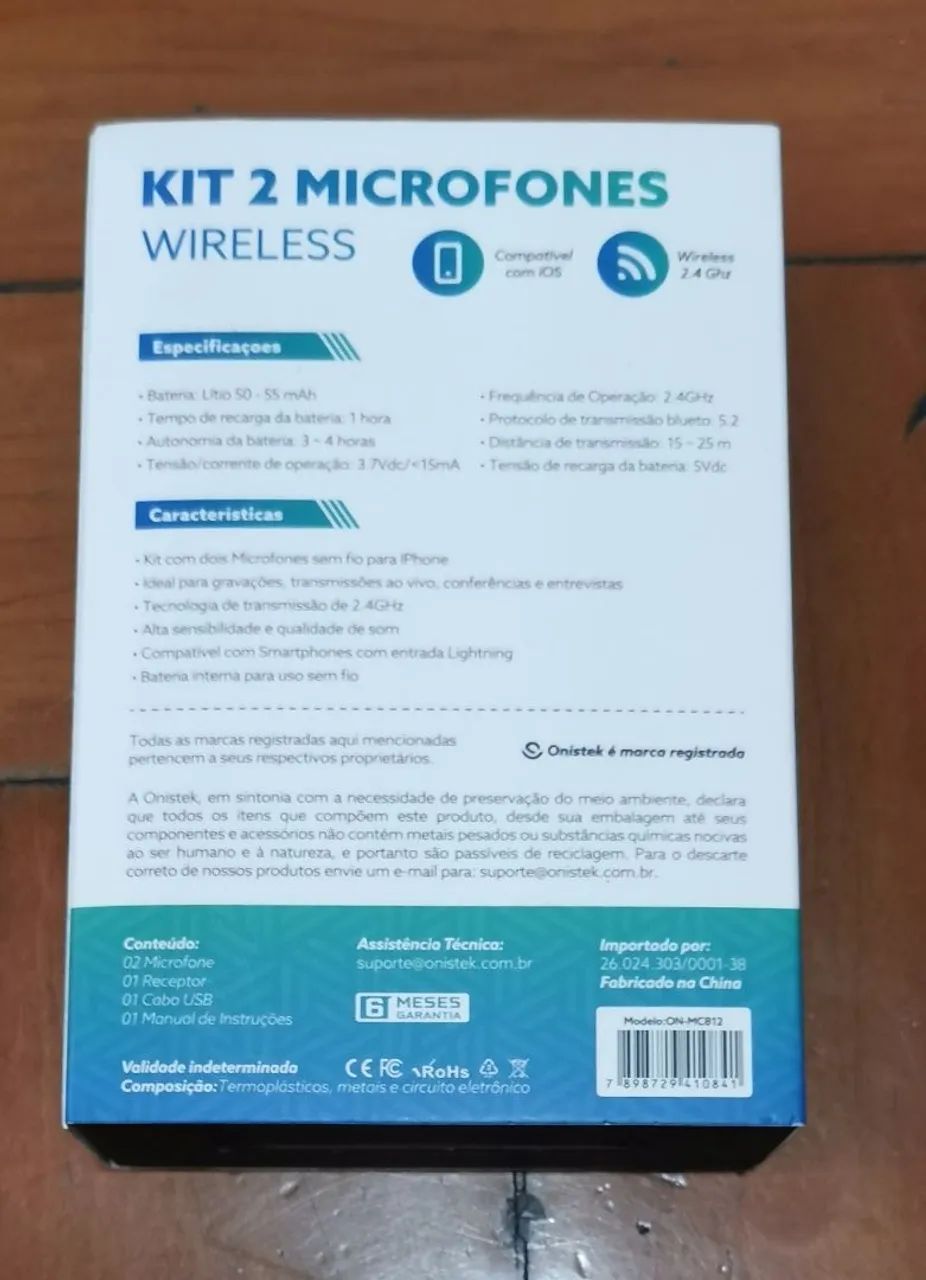 Microfones de lapela Onistek - Iphone - Foto 4