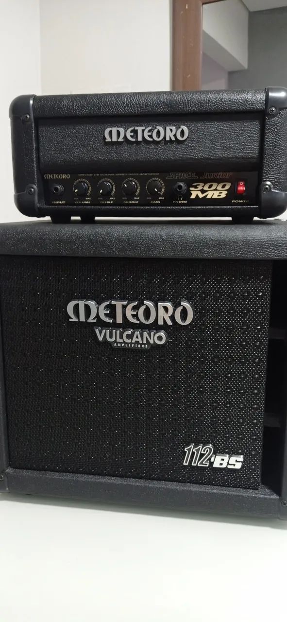Cabeçote + gabinete meteoro space junior 