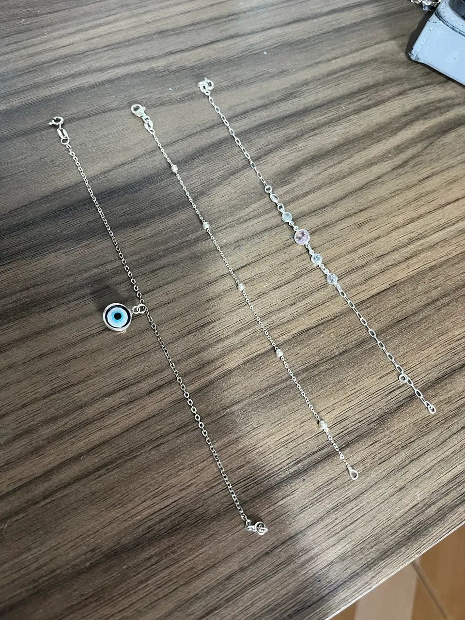 Lote de Pulseiras feitas em prata 925 