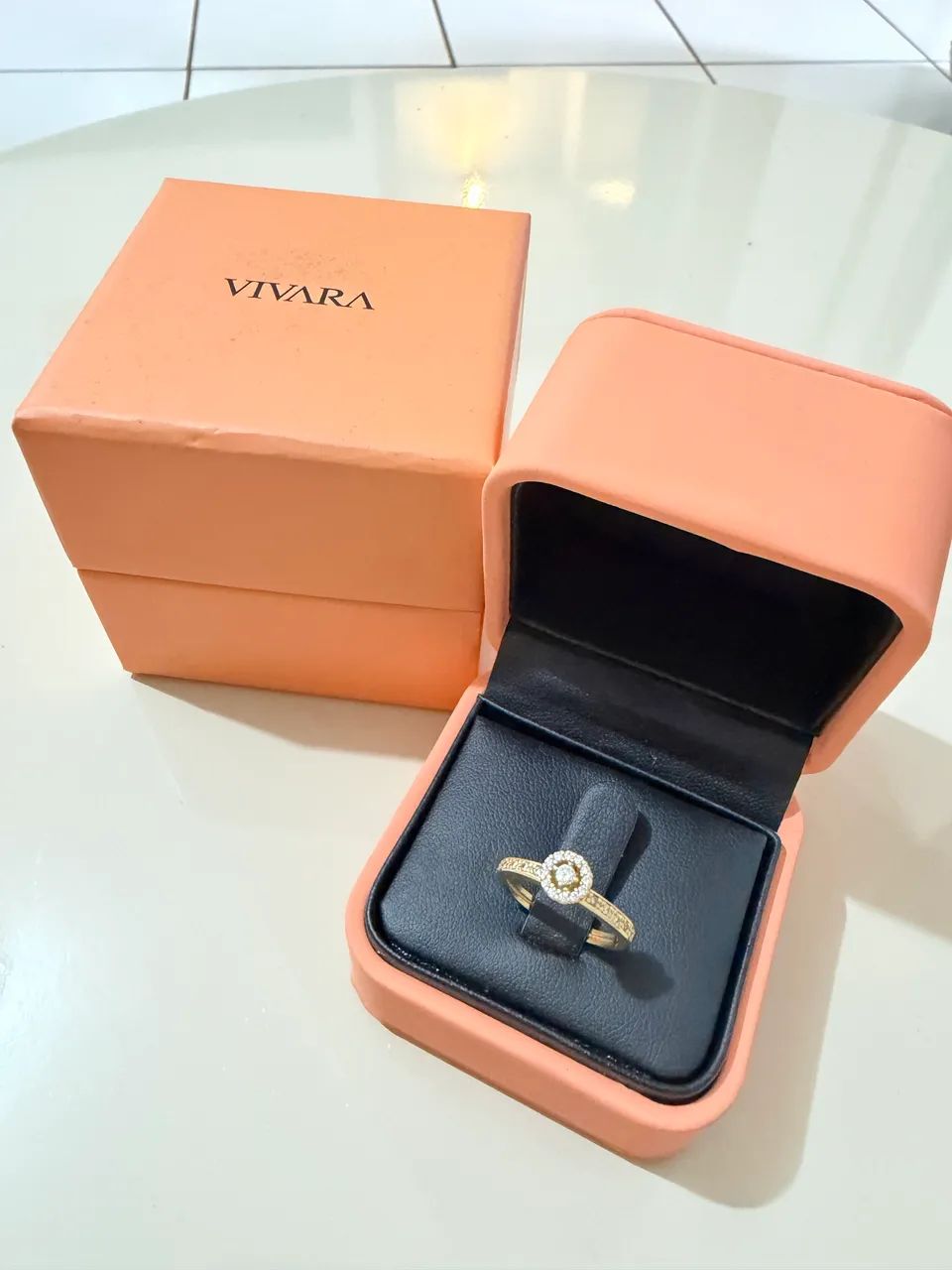 Anel Vivara Ouro com diamantes - Foto 2