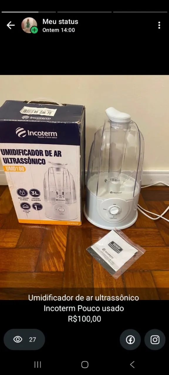 Umidificador de Ar  - Foto 4