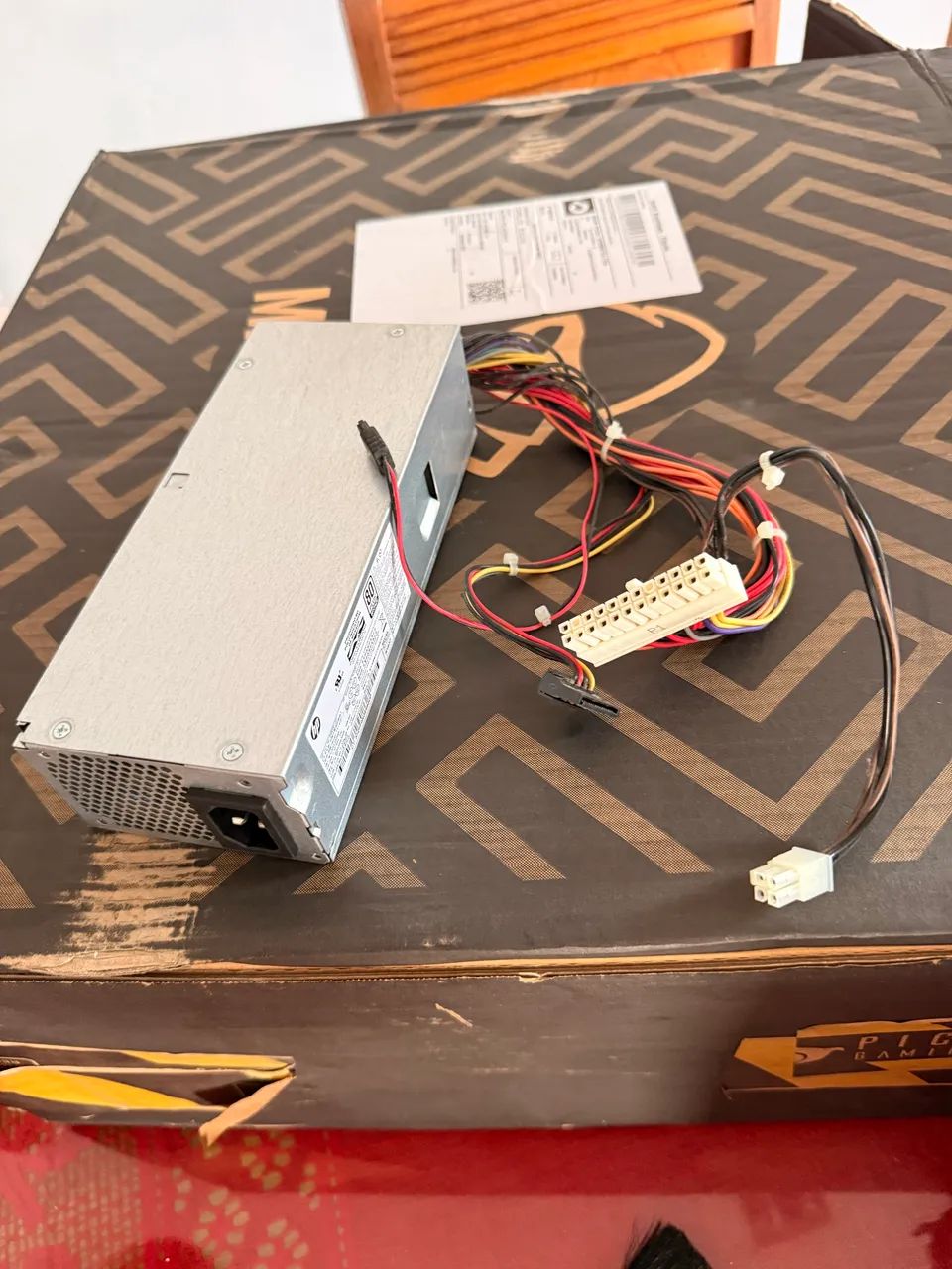 Fonte 180w SFF hp 80 plus bronze - Foto 3