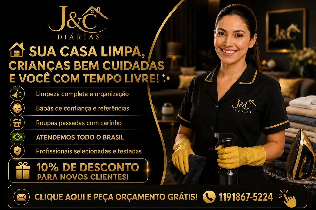 Deixe sua casa limpa e cheirosa. 
