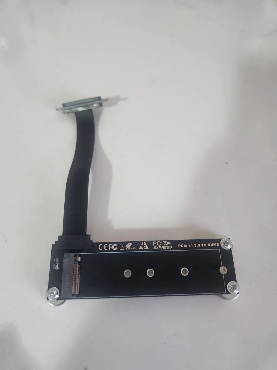 Adaptador Pcie x1 para SSD NVME M2