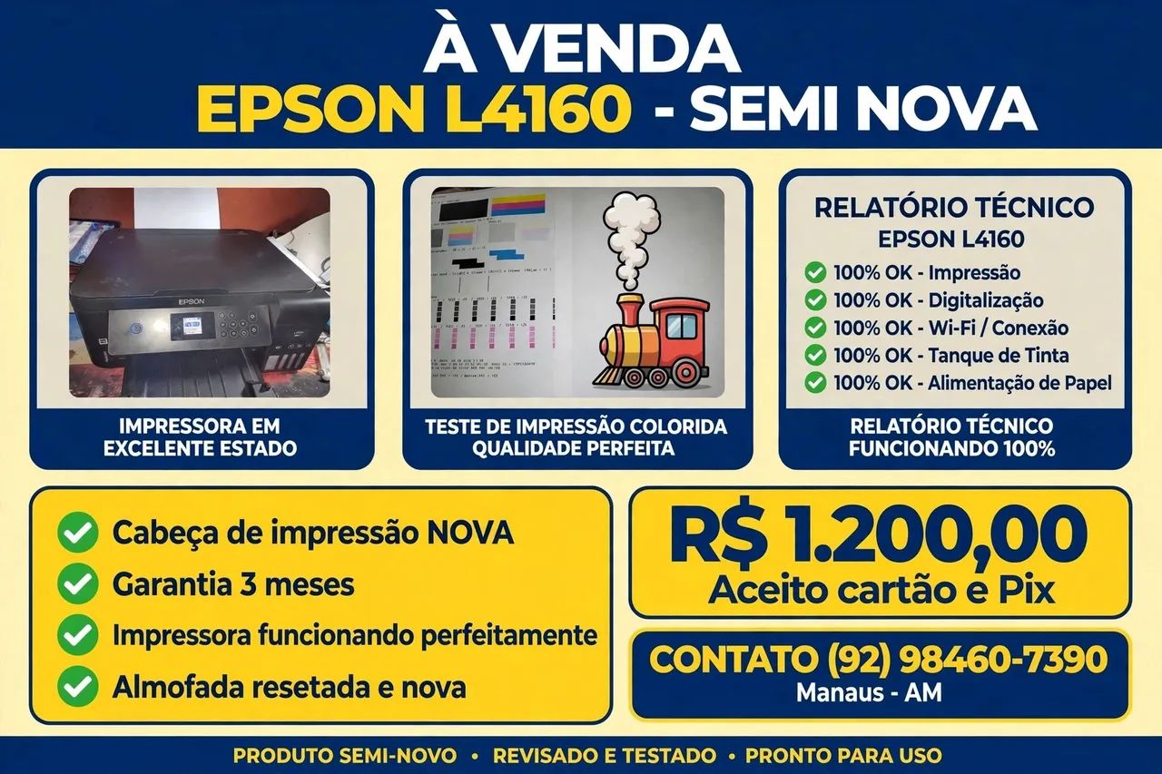 Vendo Epson L4160 revisada - Foto 3