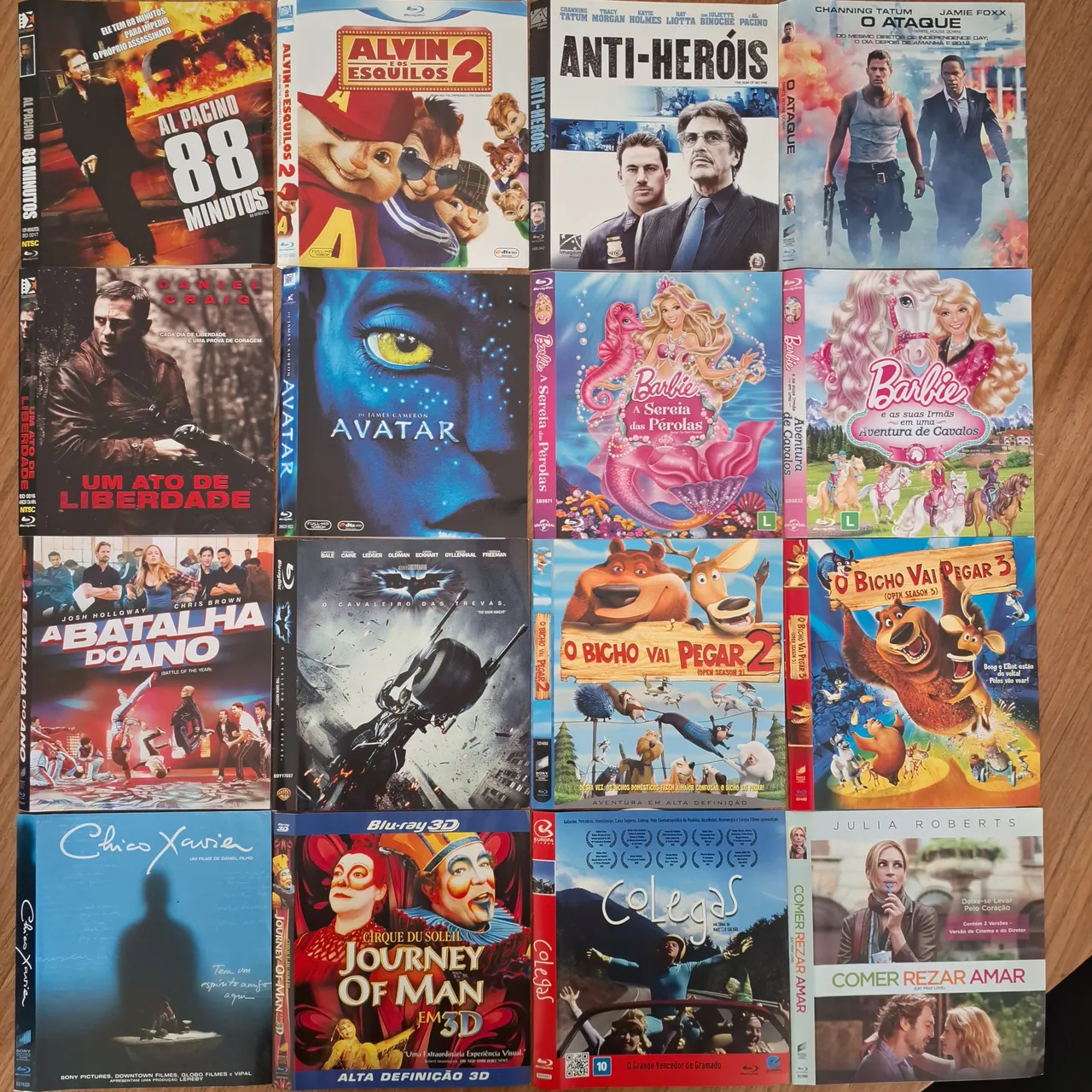 04 Blu-ray originais - CDs, DVDs etc - Setor Habitacional Jardim