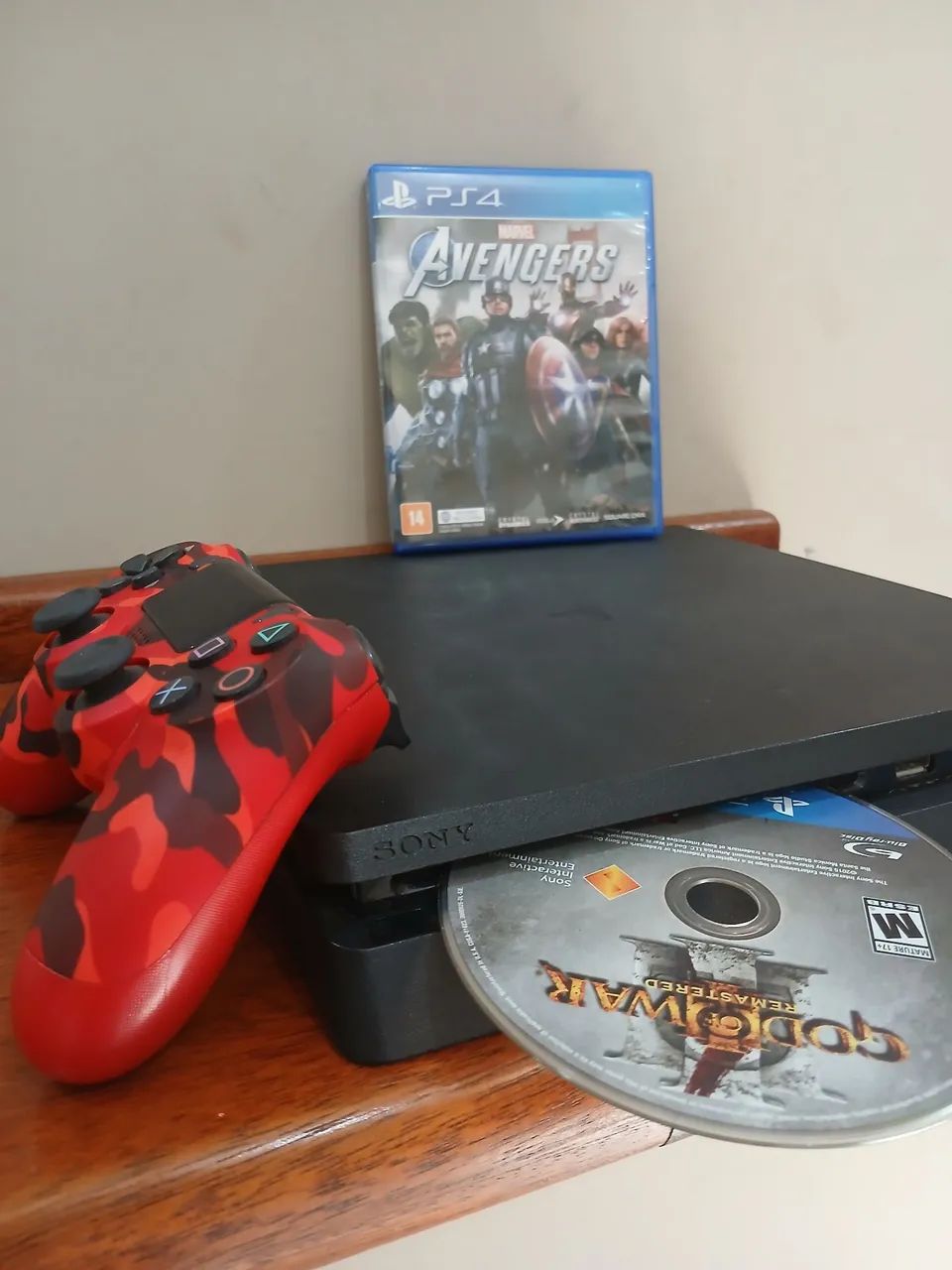 PS4 SLIM 1TB + 2 JOGOS + CONTROLE - Foto 4