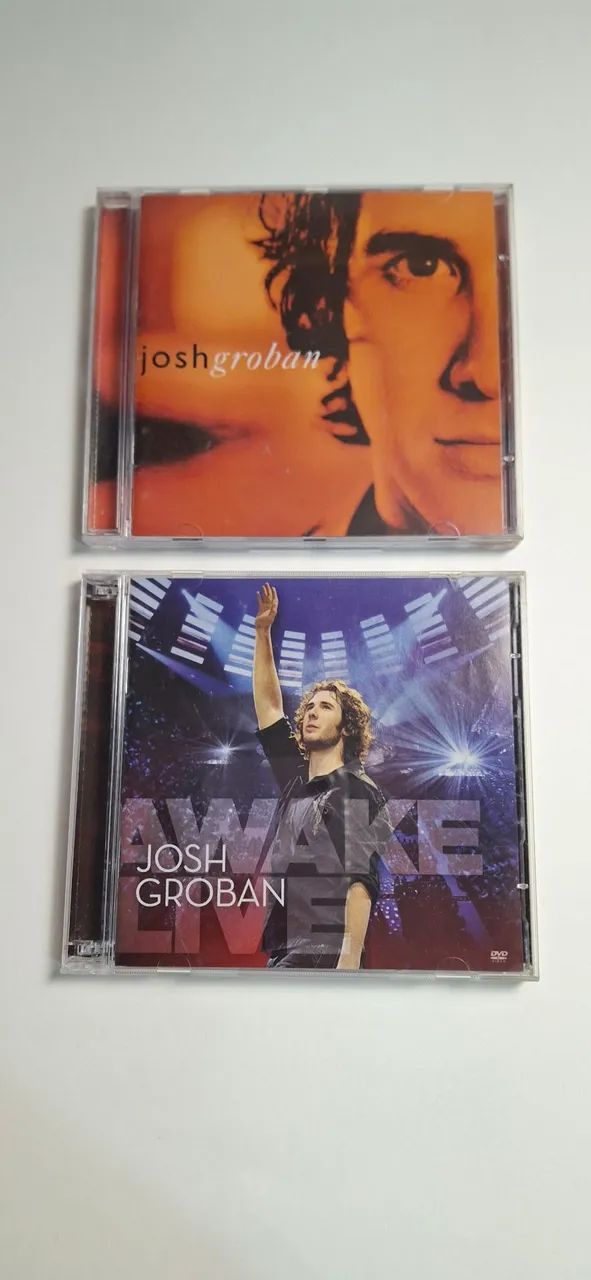 2 cds Josh Groban - 1 ao vivo e 1 em estúdio