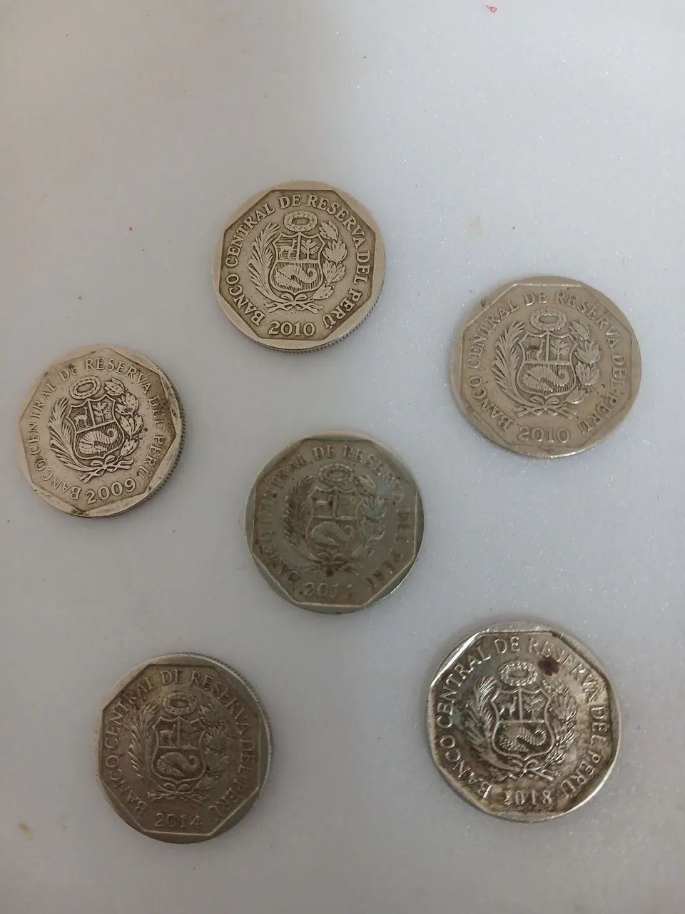 Moedas 50 centimos Peru - Foto 5
