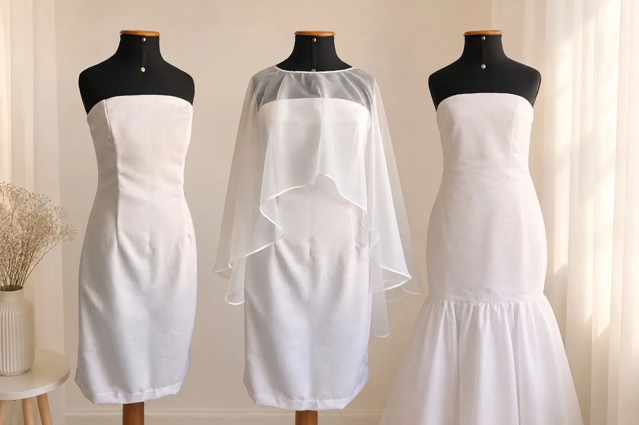 Vestido noiva civil