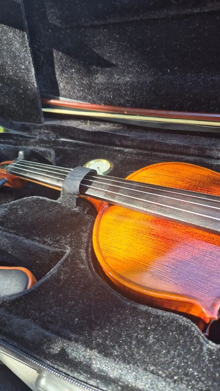 Violino 4/4 Eagle VK544 Tampo Maciço - Foto 4
