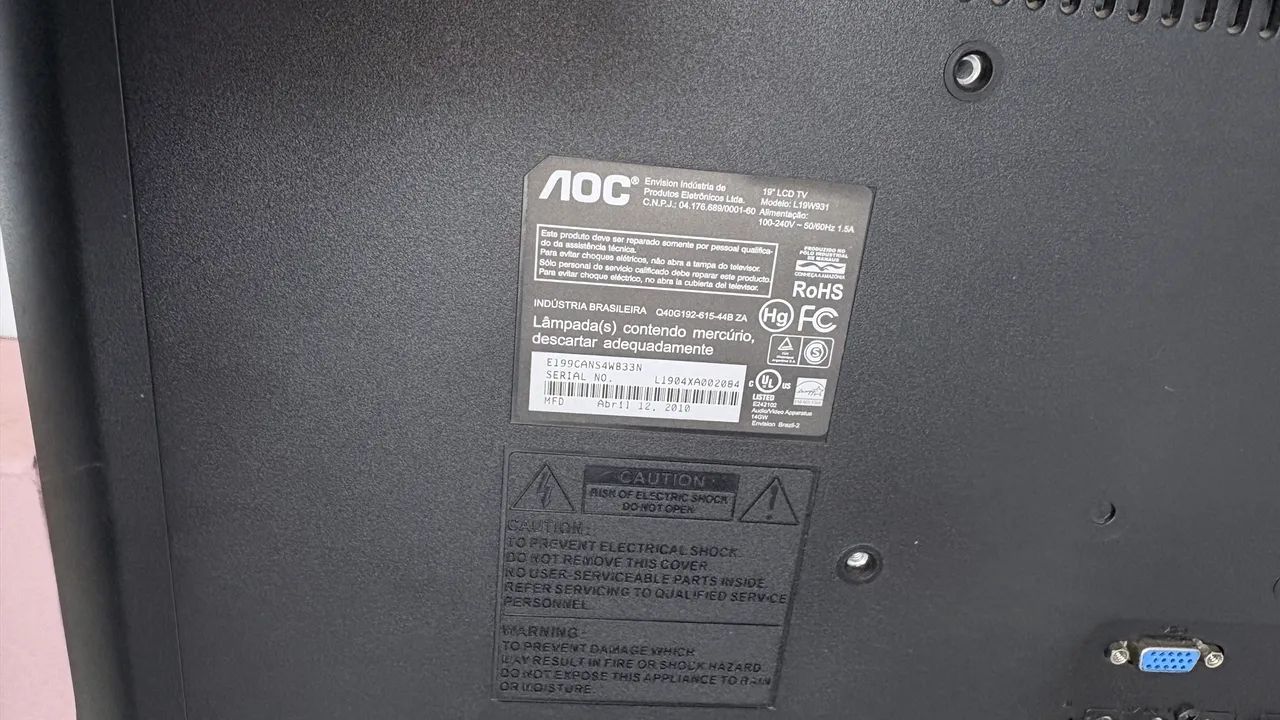 Monitor AOC 19
