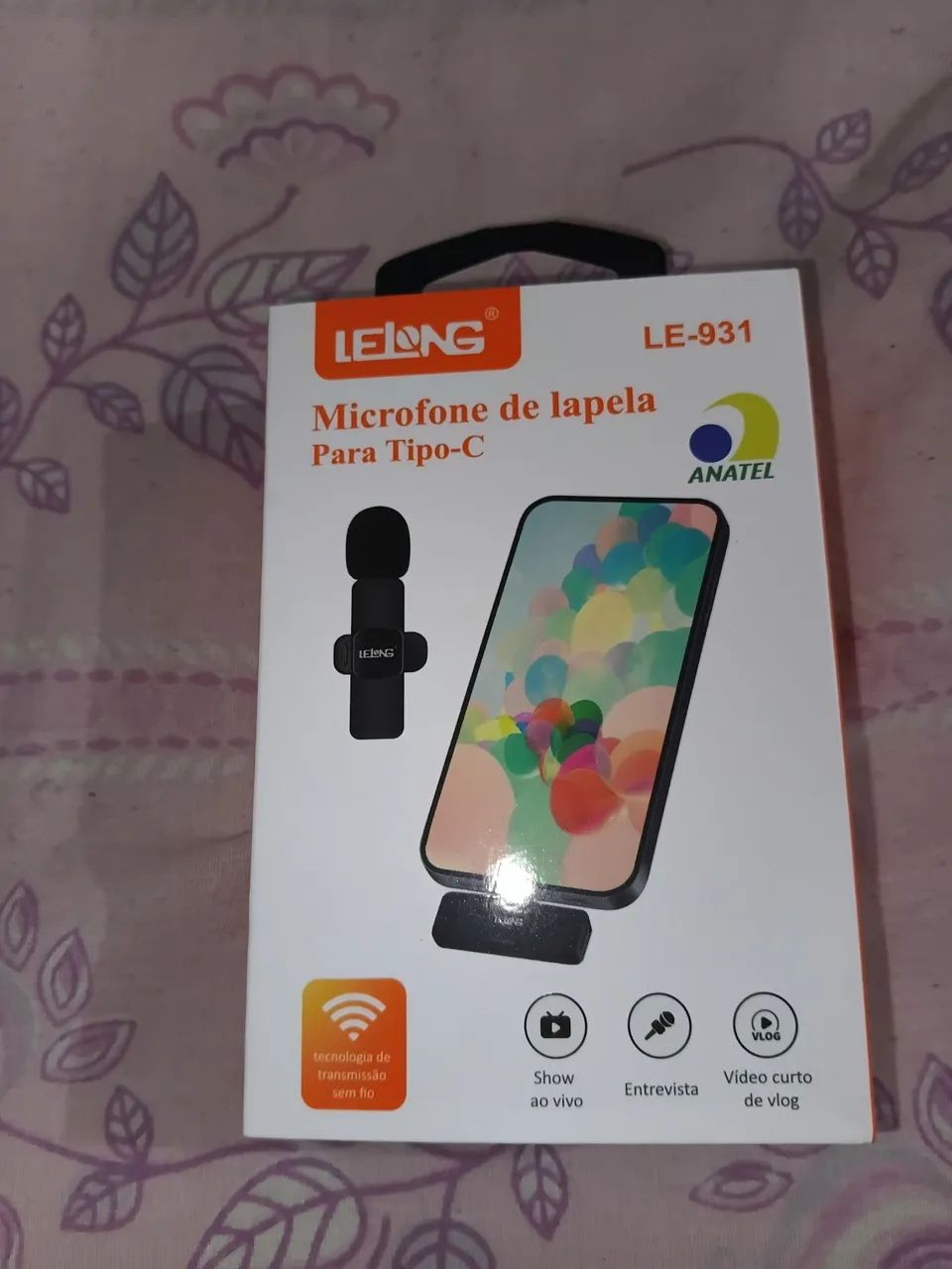 Microfone lapela 