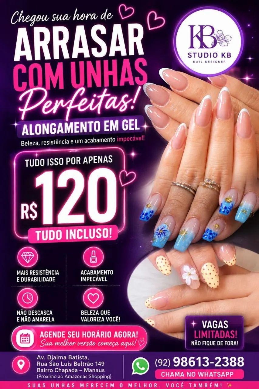 Realce sua beleza e deixe suas unhas impecáveis! - Foto 5