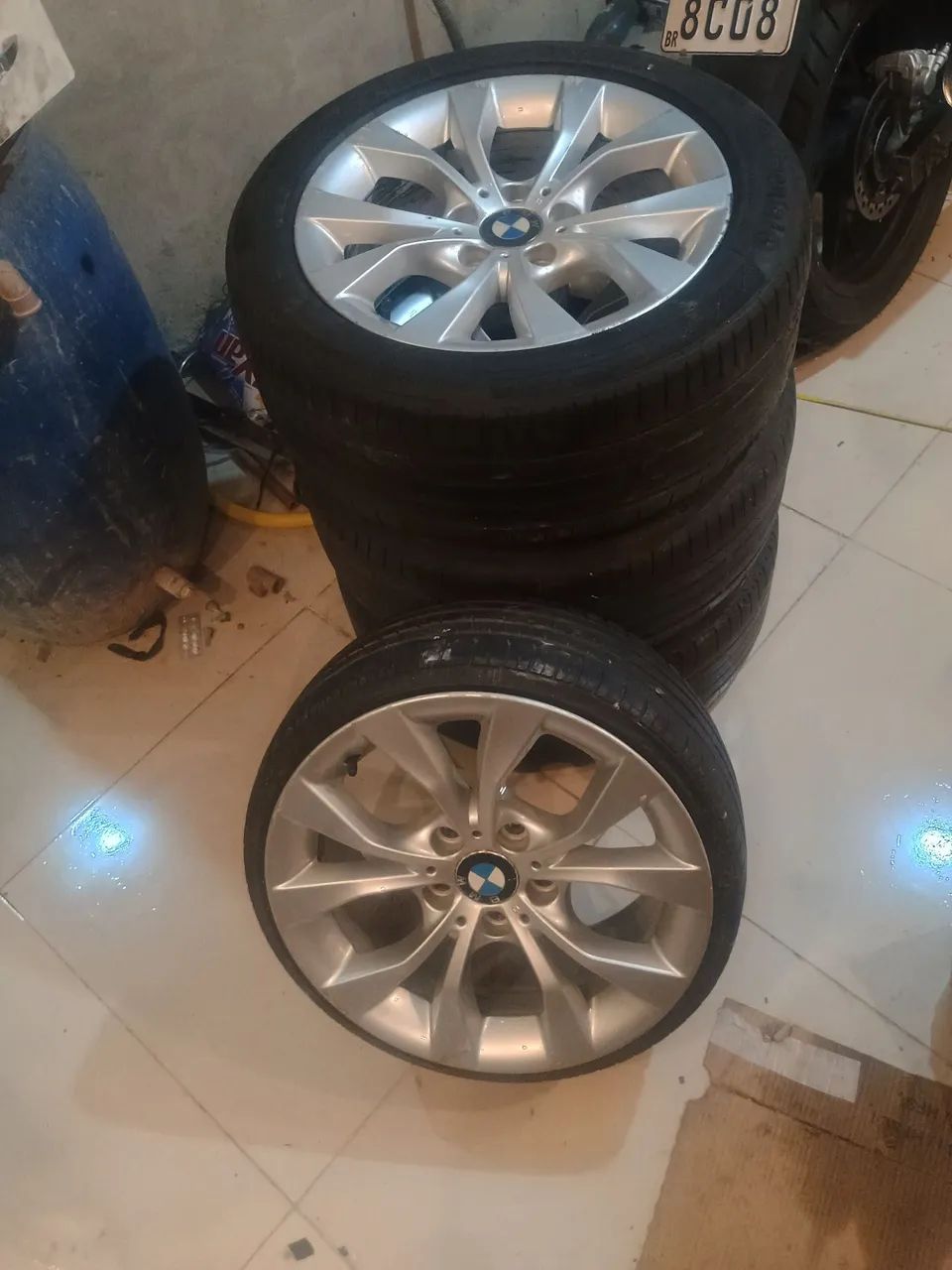 Roda da BMW original aro 17 - Foto 2