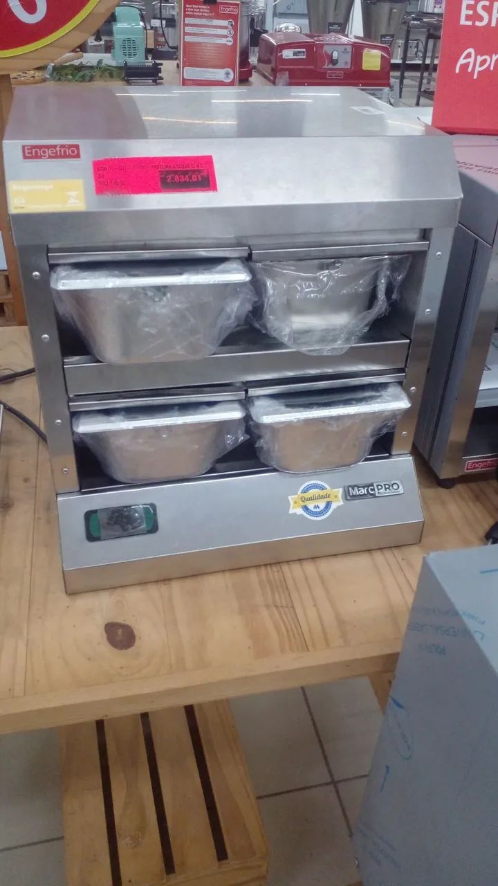 CONSERVADOR DE PROTEÍNAS INDUSTRIAL COM 4 CUBAS , NOVO, PROMOÇÃO!!!!