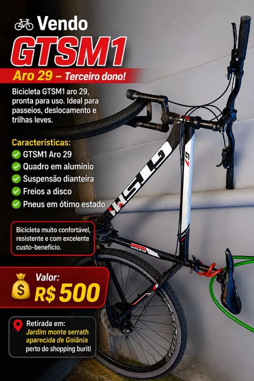 vendo bicicleta da GTSMI