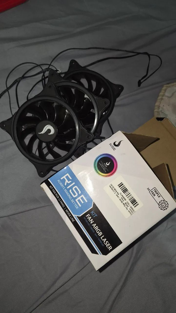 Kit 3 fans + controladora Rise mode laser