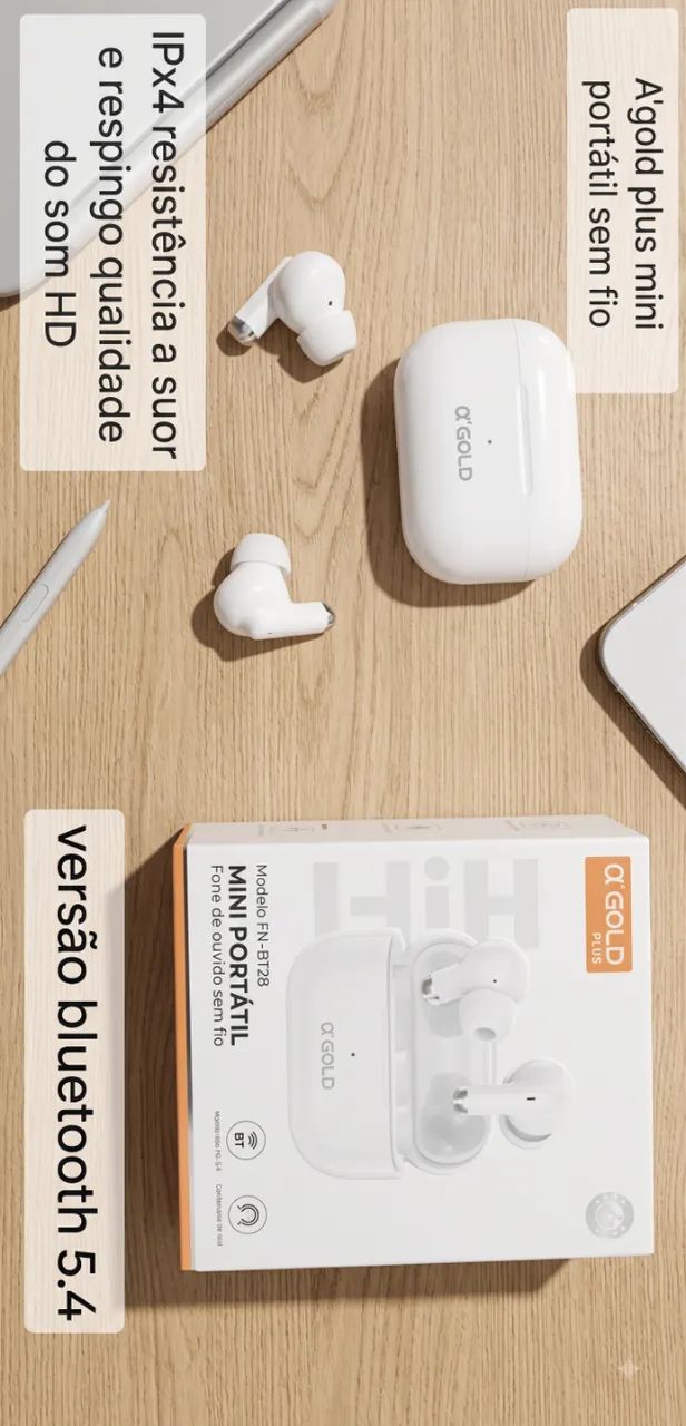 a'gold mini portátil bluetooth 5.4 - Foto 2