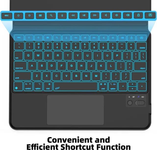 Capa Teclado Magnética com Touchpad P/ iPad 10 iPad 11 2025 A16 - Foto 2