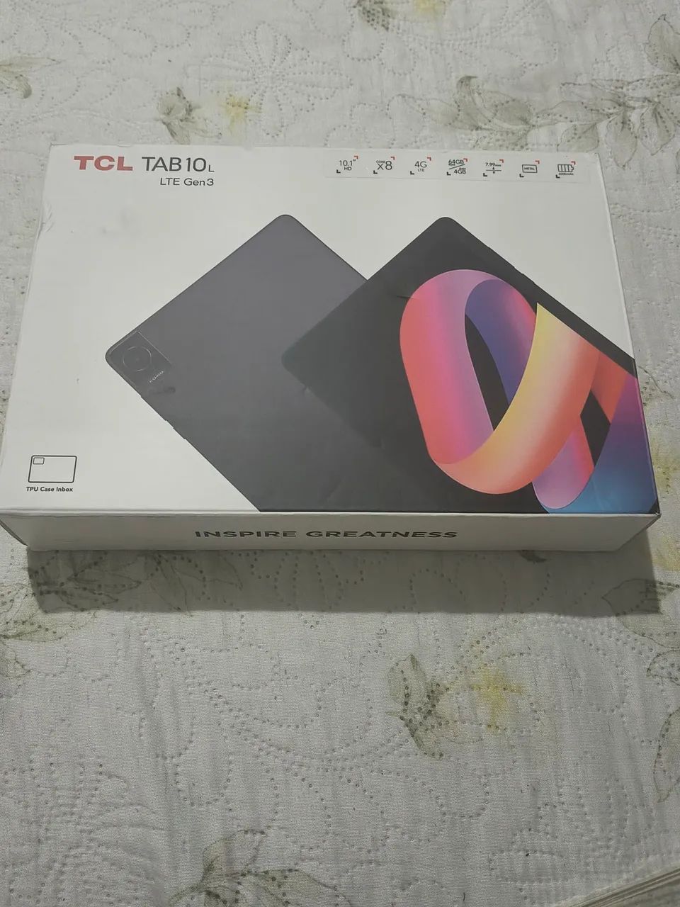 Tablet TCL tab 10 Gen 3 LTE pga chip com caixa 