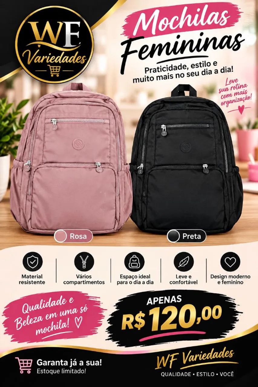 Mochila Feminina  - Foto 2