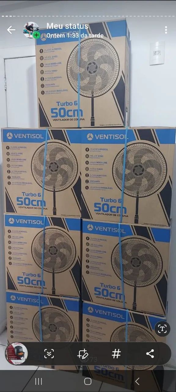 Ventilador de coluna 50cm turbo  - Foto 2