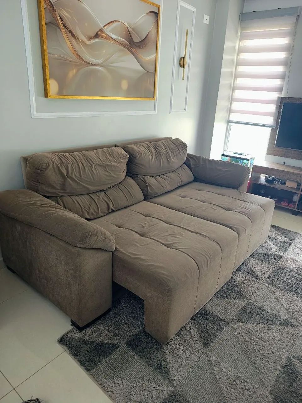 Vendo sofá retrátil e reclinável - Foto 4