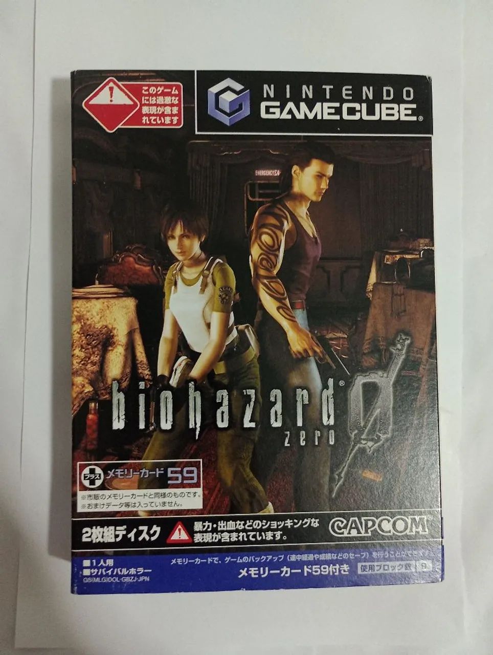 Jogo Resident Evil Zero Original Nintendo Game cube