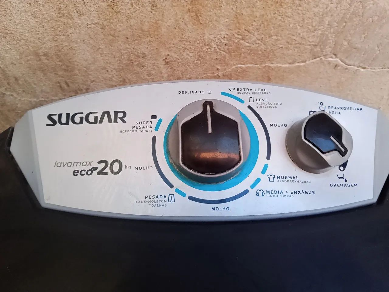 Tanquinho Suggar 20kg 9 funções cinza  - Foto 3