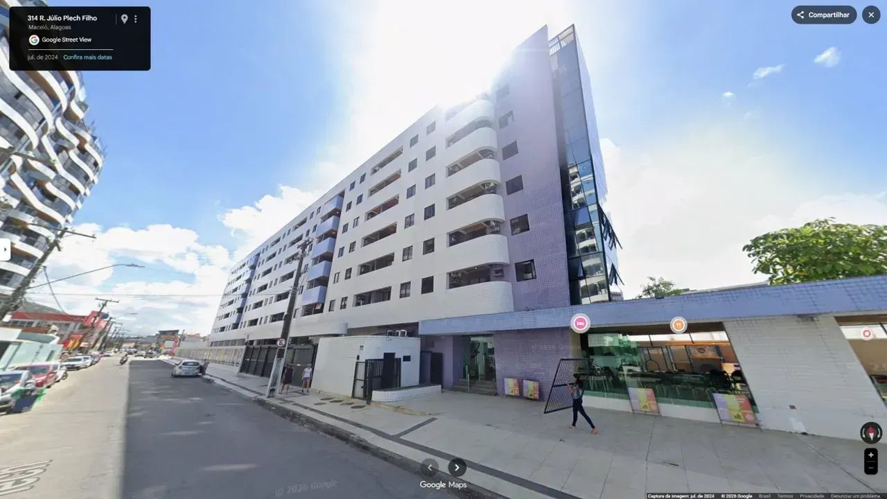 Quarto e Sala Beira-mar com Varanda Mobiliado no Edifício Neo 1.0