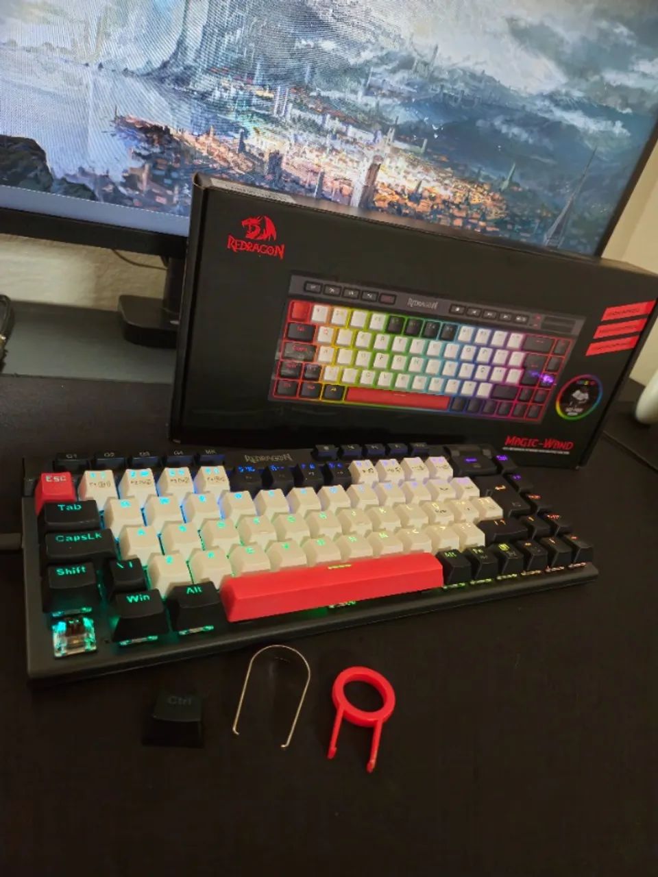 Teclado Mecânico Redragon Magic-Wand - Foto 2
