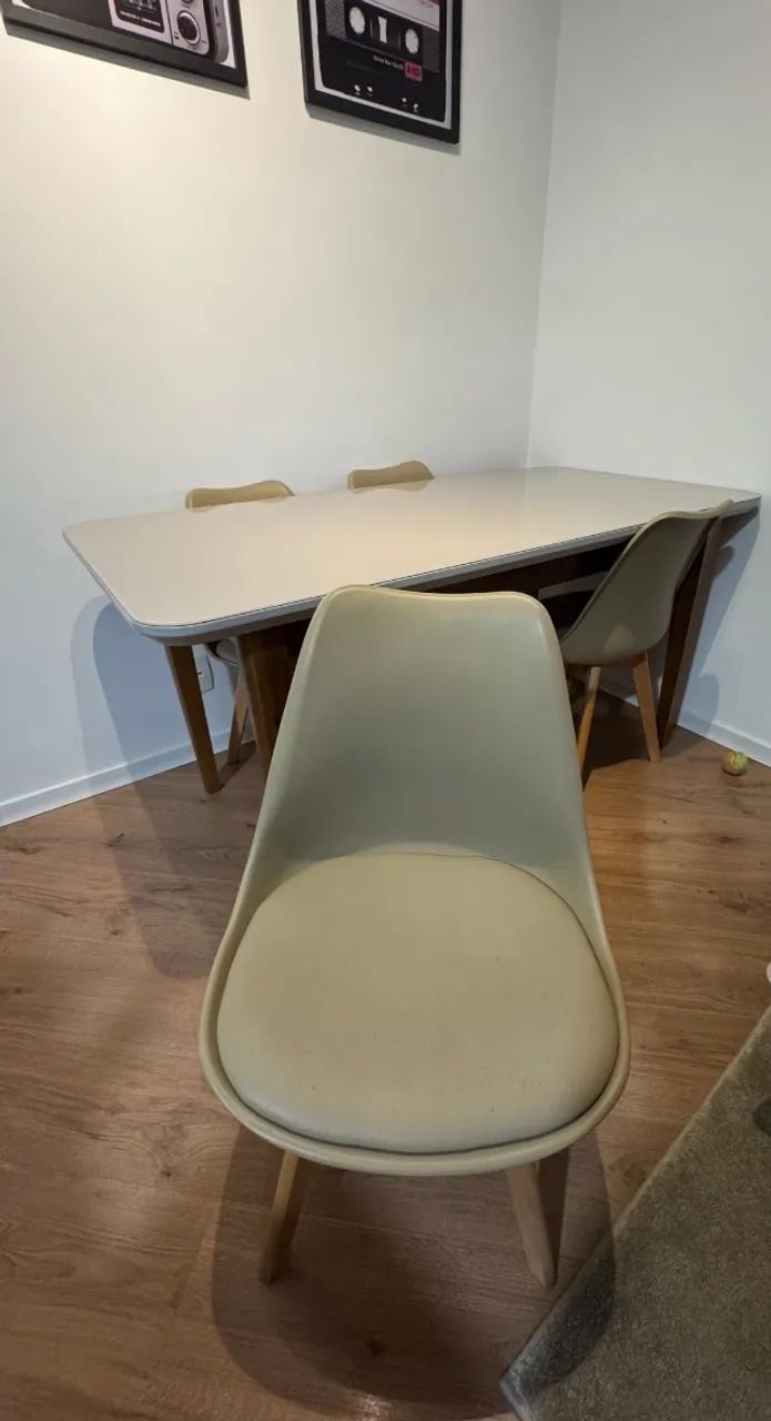 Mesa de jantar - retangular - 6 lugares - Foto 2