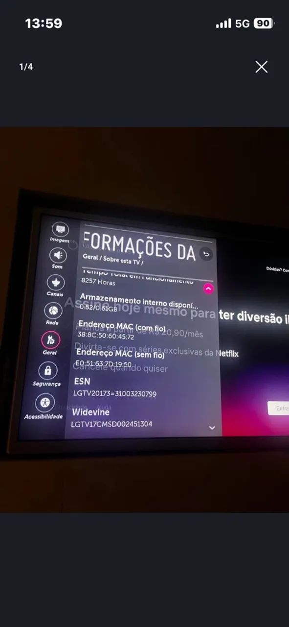 TV LG Smart 32? WebOS - Excelente Estado - Foto 5