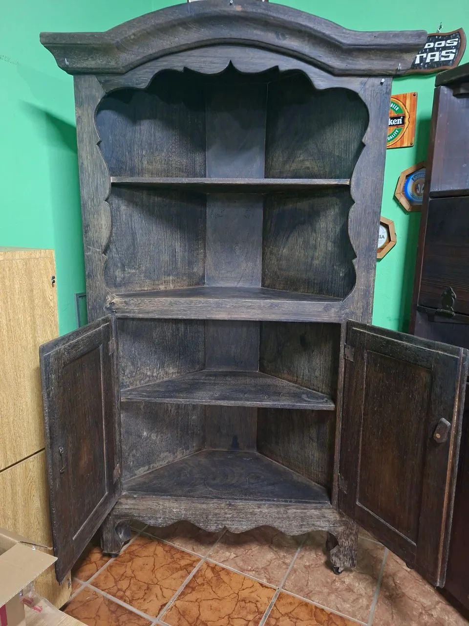 Armário de canto rústico  - Foto 2
