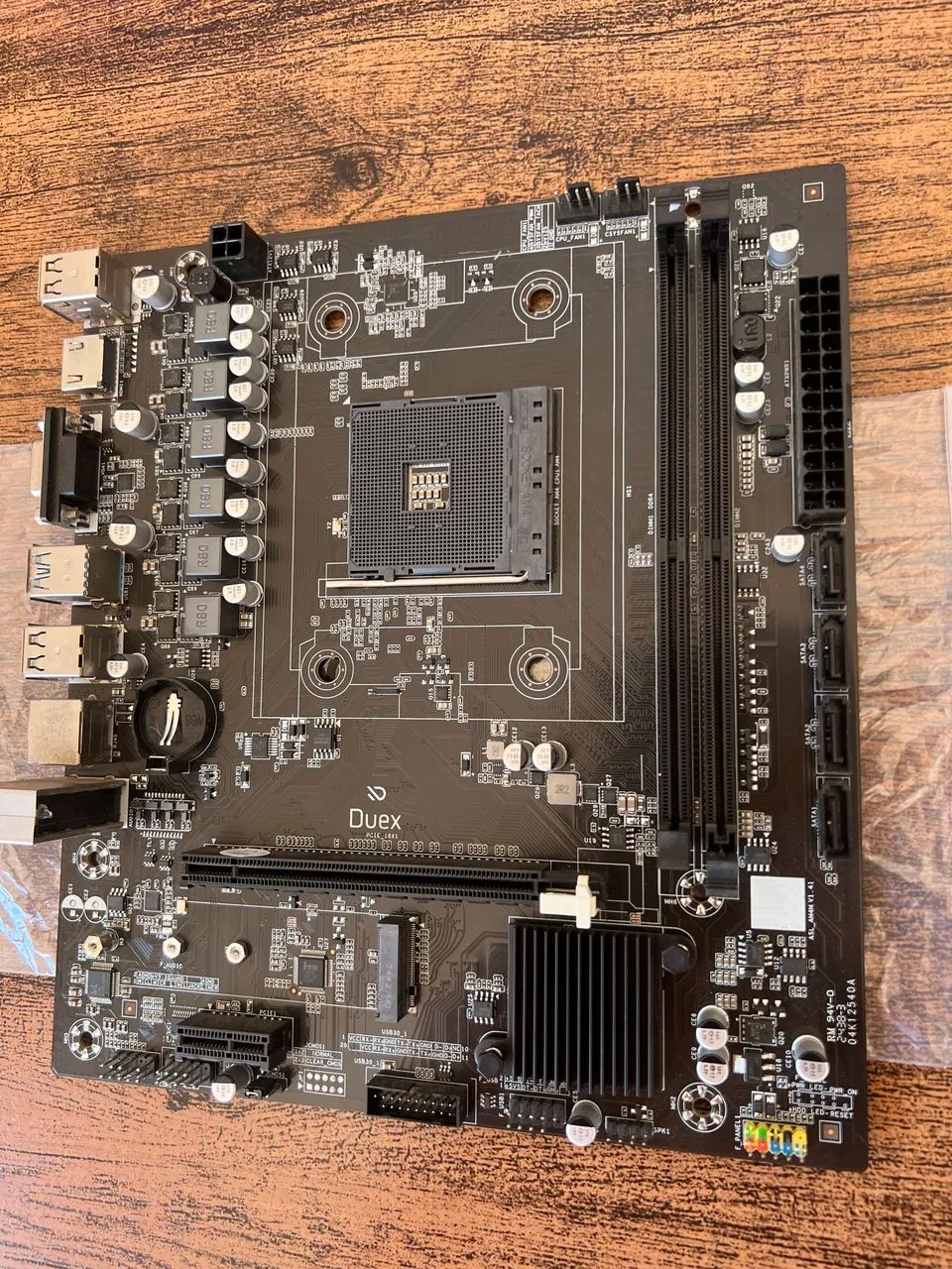 Placa Mãe Duex DX A520M AM4 DDR4 (No Estado / Sem Testar) - Foto 3