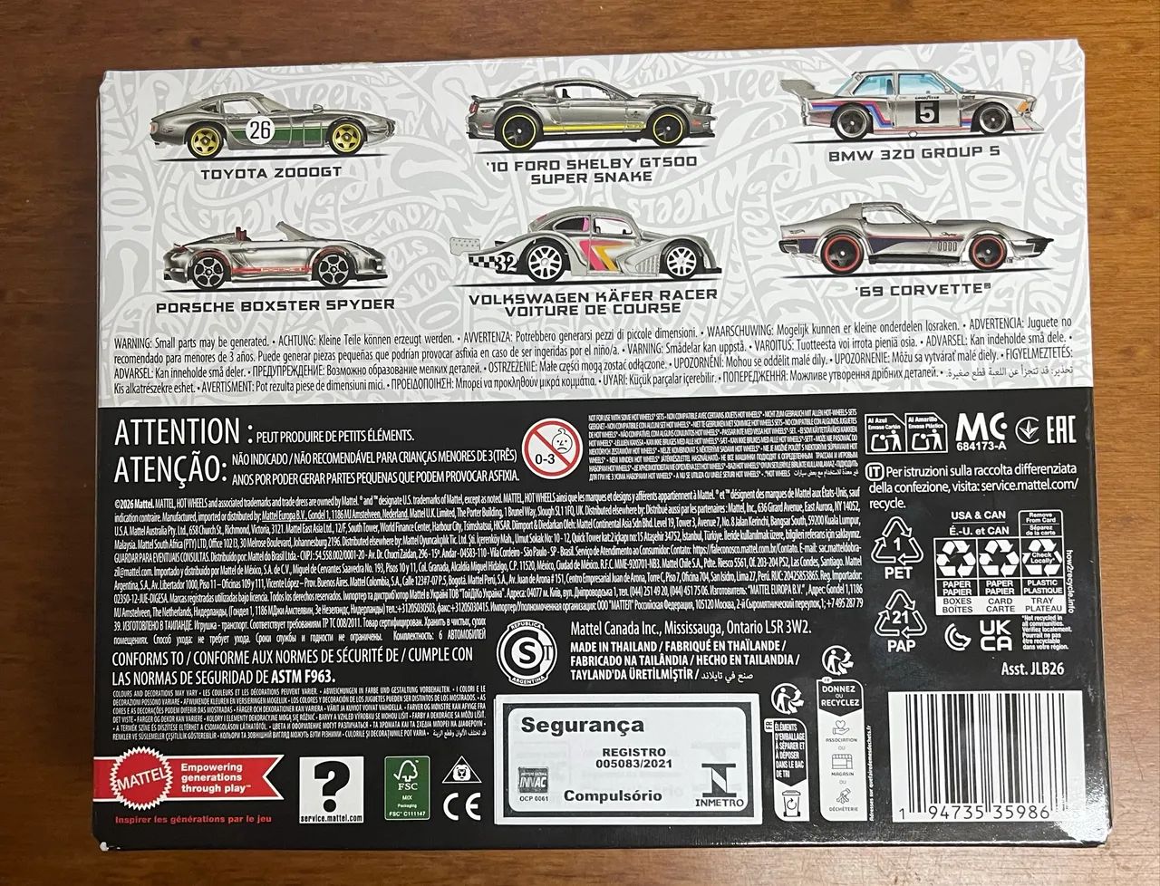 Kit Hotwheels 6 Zamac 2026 - Foto 2