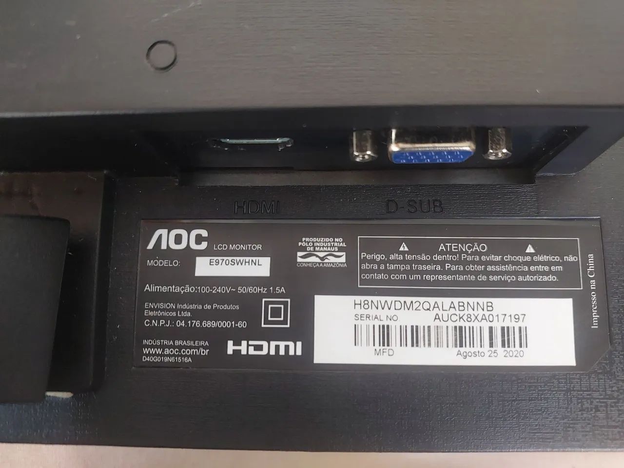 MONITOR AOC NOVO. - Foto 4