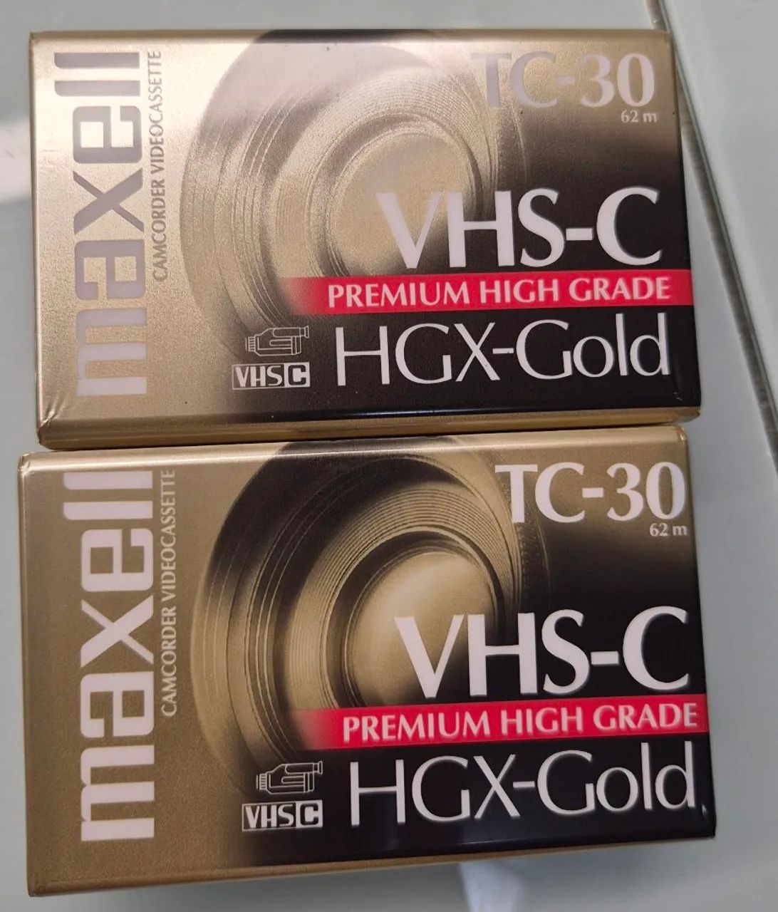 2 Fitas Lacradas VHS-C Maxell