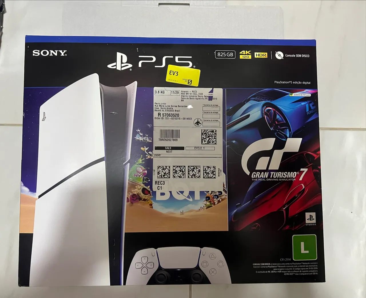 PS5 mídia digital 3 meses de uso 