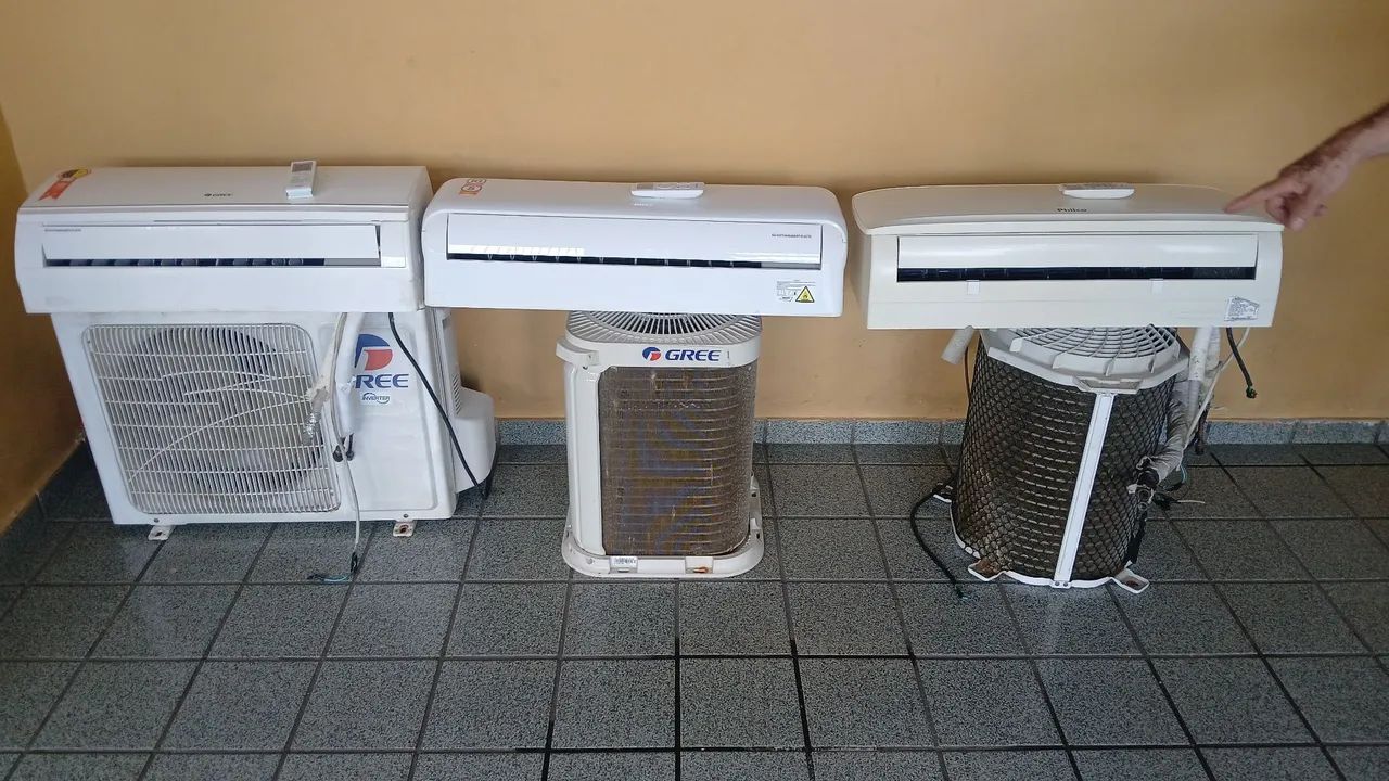 Ar condicionado seminovo inverter e convencional 