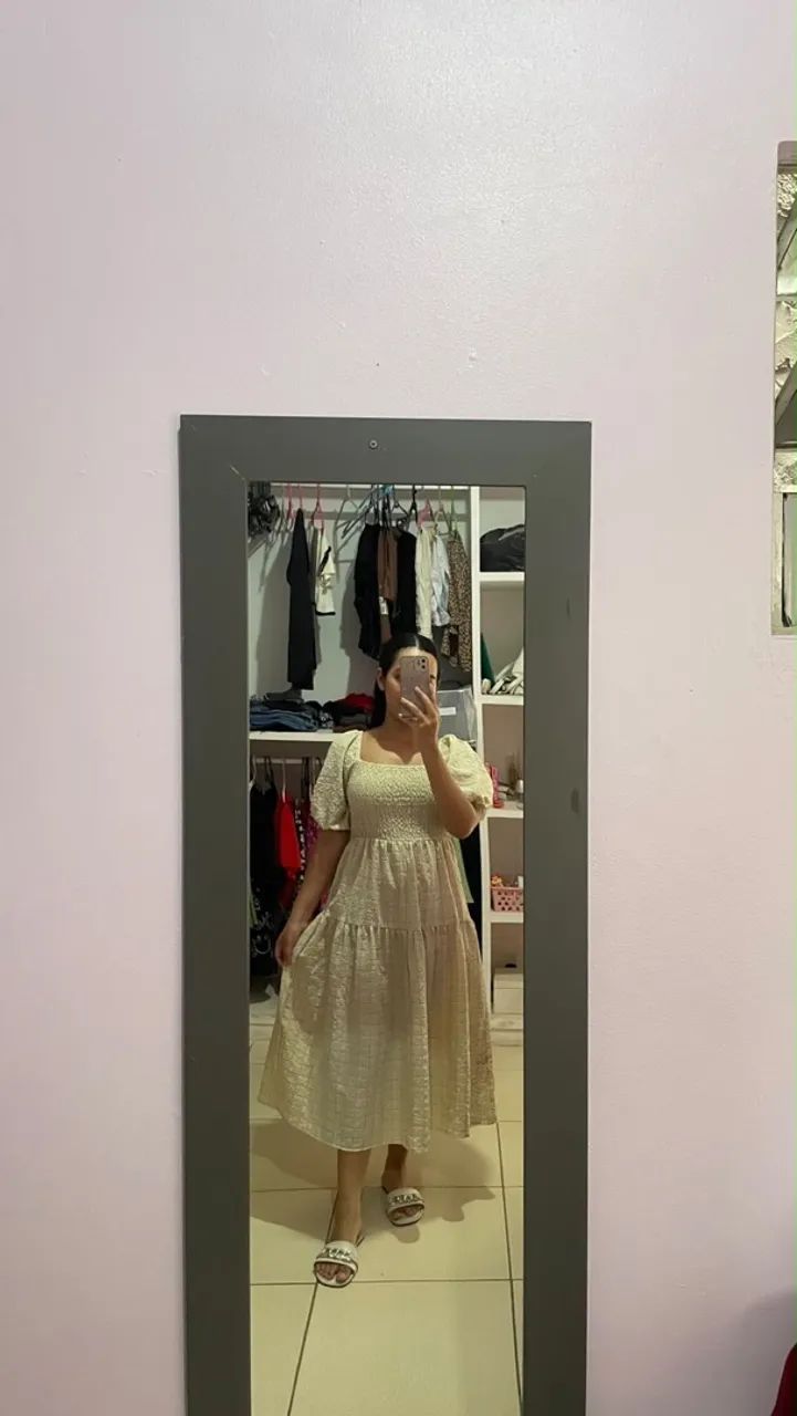 Vestido Shein Camponesa