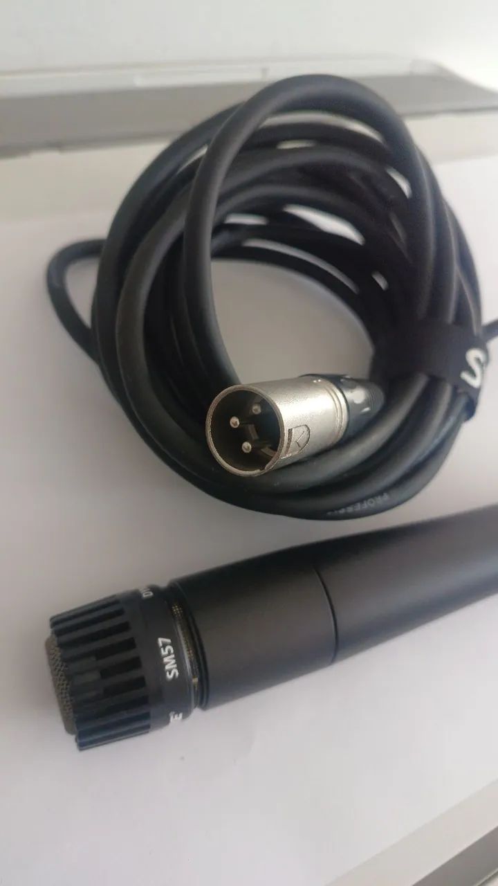 microfone JTS PDM-57 com o cabo XLR - Foto 2