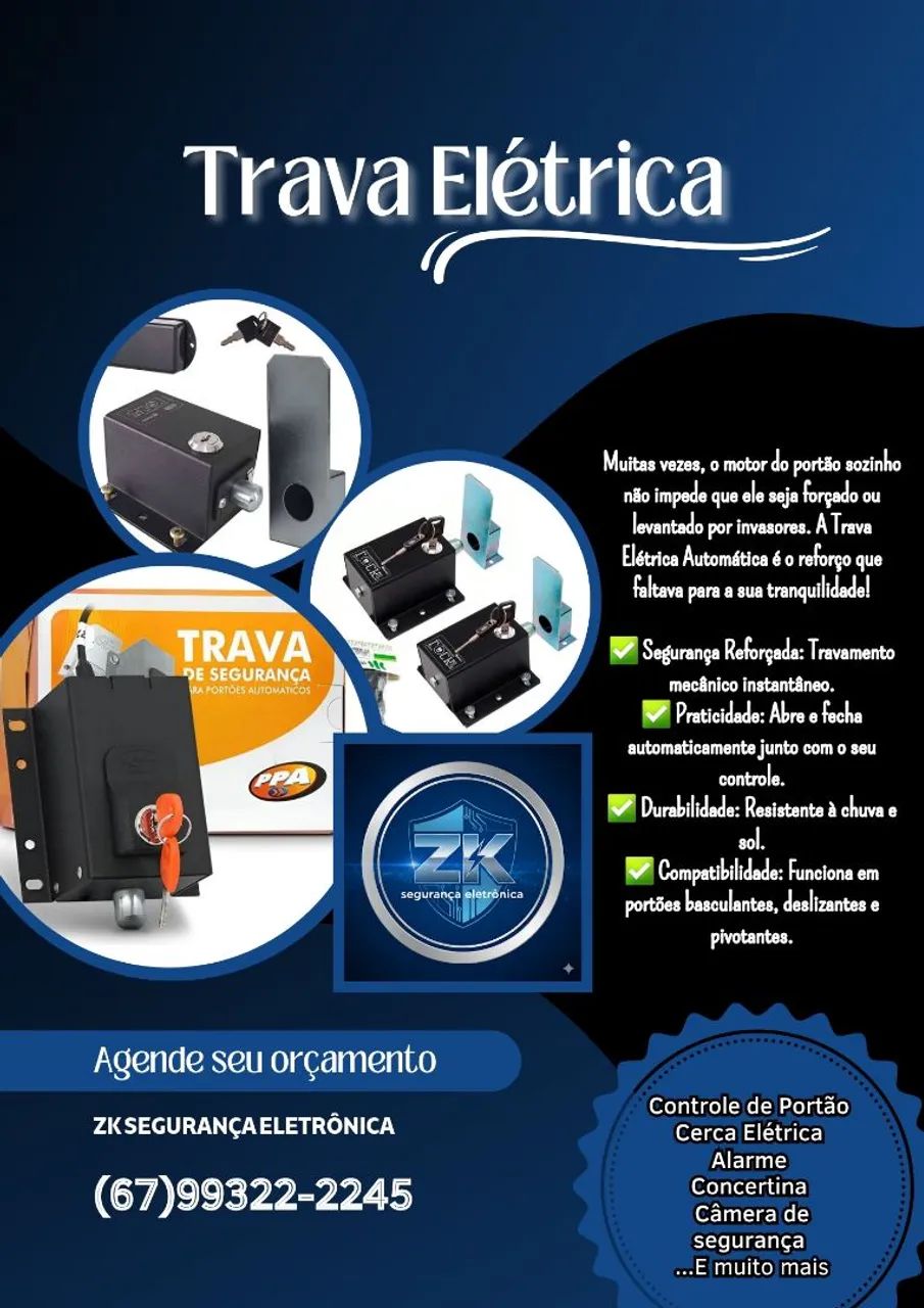 Trava Elétrica: Praticidade e Segurança 